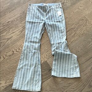 Free people stripe jeans